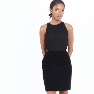 GIORGIO ARMANI VELVET SKIRT Sz. 4